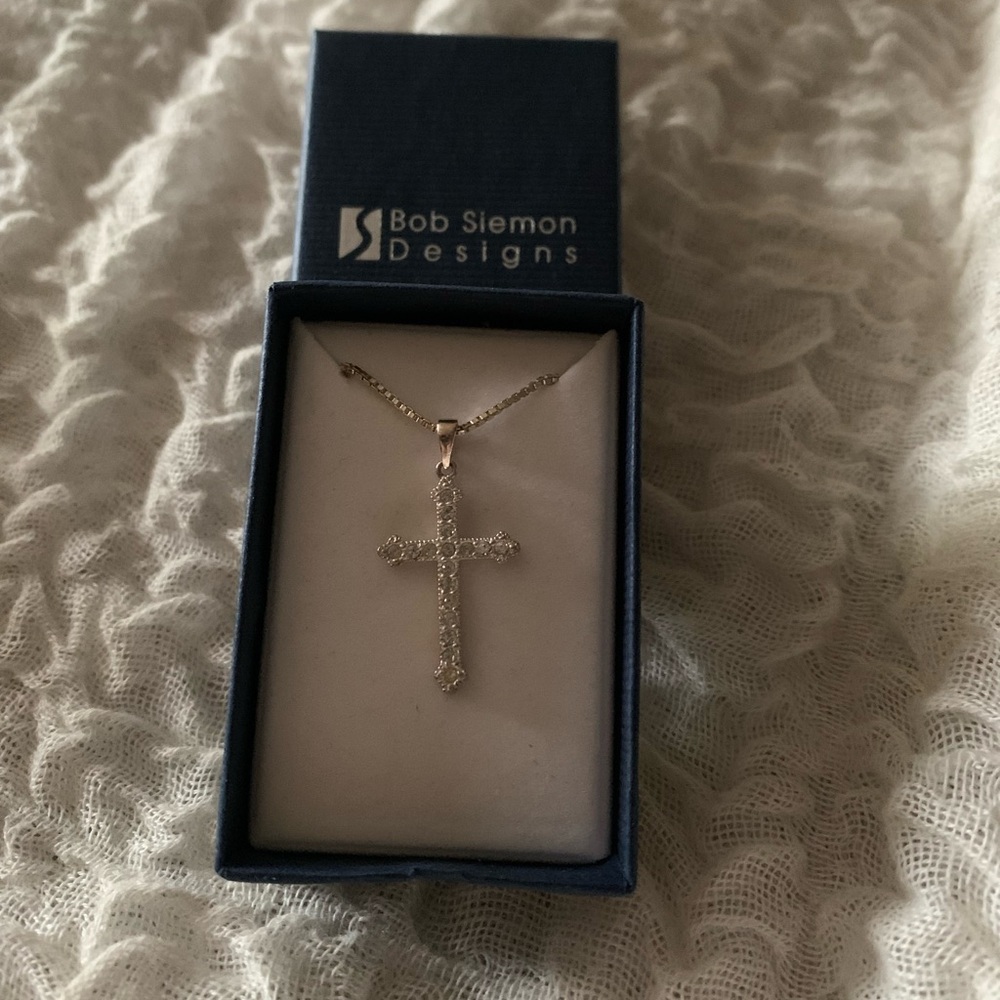 Bob Siemon Designs Cross Pendant Necklace